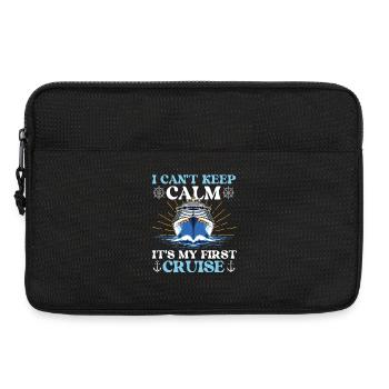 Erste Kreuzfahrt 2026 Retro Calm Outfit nicht möglich - Laptoptasche 13" - Schwarz - Vorne