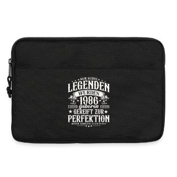 Cadeau d’anniversaire Vintage Born Legends 1986 - Sacoche pour ordinateur portable 13 pouces - noir - Devant