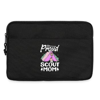 Camp de mamans Girl Scouts Fière - Sacoche pour ordinateur portable 13 pouces - noir - Devant