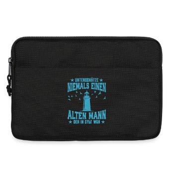 NE JAMAIS SOUS-ESTIMER UN VIEIL HOMME - Sacoche pour ordinateur portable 13 pouces - noir - Devant