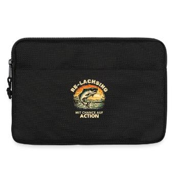 up05_Relaxing_sunset_round - Laptop bag 13" - black - Front