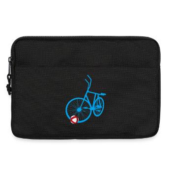 Radball, Cycleball, Hallenradsport - Laptoptasche 13" - Schwarz - Vorne