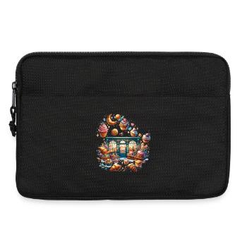 Whimsian Bakery Dream - Laptop bag 13" - black - Front