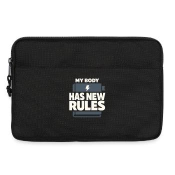 Perimenopause Humor Perimenopause - Laptoptasche 13" - Schwarz - Vorne