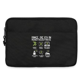 Handball Liebhaber Handball Sport Spieler Handball - Laptoptasche 13" - Schwarz - Vorne