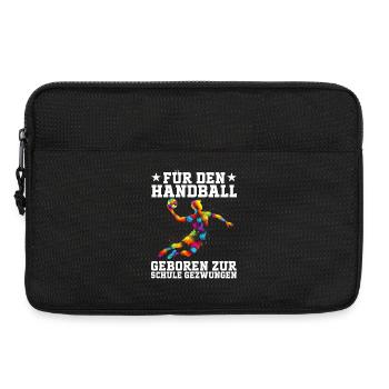 Handball Liebhaber Handball Sport Spieler Handball - Laptoptasche 13" - Schwarz - Vorne