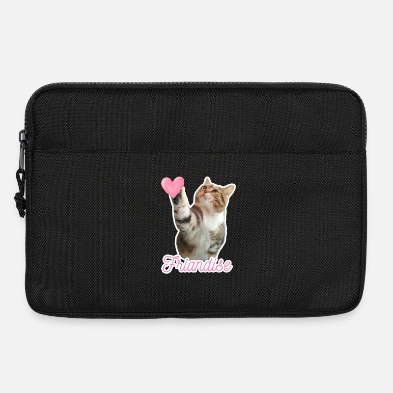Missty check treat - Laptop bag 13" - black
