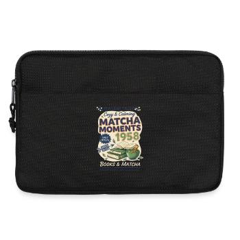 Cozy Calming Matcha Moments 1958 Books And Matcha - Laptop bag 13" - black - Front