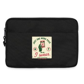 Just One More Pack I Swear Trading Card Obsession - Laptop bag 13" - black - Front