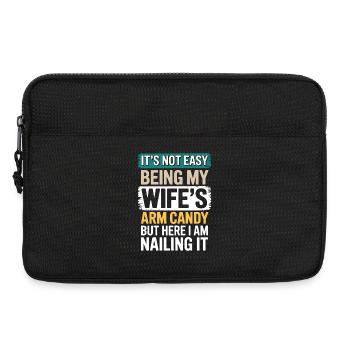 Wife Sayings Wives Funny Wife Gift - Laptop bag 13" - black - Front