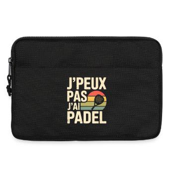 I can't I have Padel - Laptop bag 13" - black - Front