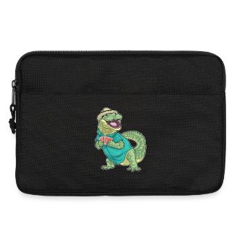 Jeu de cartes de poker Crocodile - Sacoche pour ordinateur portable 13 pouces - noir - Devant