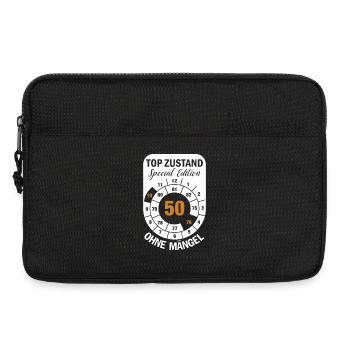 Top Zustand Spezial Edition  50 Jahre 1976 Oktober - Laptoptasche 13" - Schwarz - Vorne