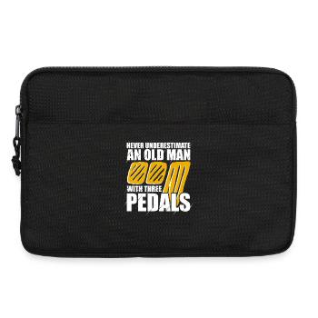 Never underestimate Car lover car guy mechanic - Laptoptasche 13" - Schwarz - Vorne