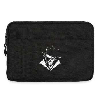 Piraten Totenkopf mit Augenklappe – Urban Skull - Laptoptasche 13" - Schwarz - Vorne