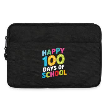 Happy 100 Days Of School - Laptop bag 13" - black - Front