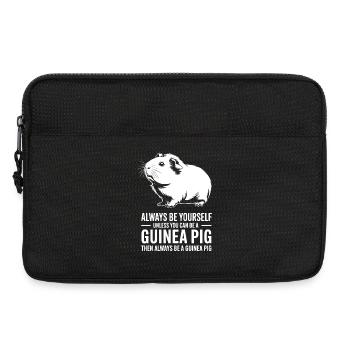 Guinea Pig Sayings Guinea Pig Gift - Laptop bag 13" - black - Front