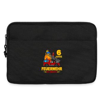 Fire brigade 6 years in action - Laptop bag 13" - black - Front