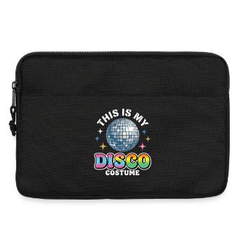 Voici mon costume disco boule disco - Sacoche pour ordinateur portable 13 pouces - noir - Devant