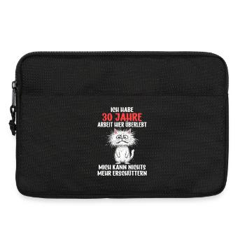 30 Year Company Anniversary Service Anniversary Work - Laptop bag 13" - black - Front