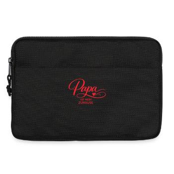 Dad is my home – gift for father - Laptop bag 13" - black - Front