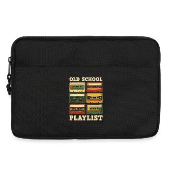 Old School Playlist Retro 80s Music - Laptop bag 13" - black - Front