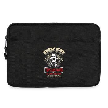 65. Geburtstag Motorradfahrer Motorrad - Laptoptasche 13" - Schwarz - Vorne