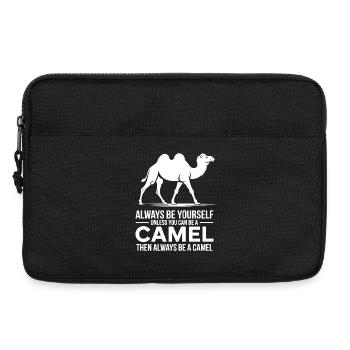 Kamele Sprüche Kamele Lustiges Kamele Geschenk - Laptoptasche 13" - Schwarz - Vorne