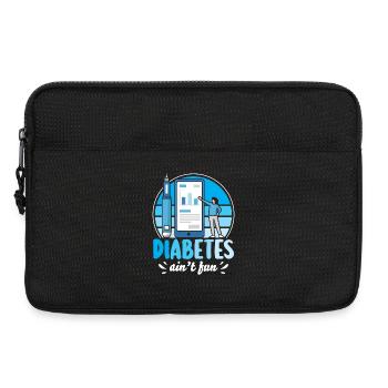 Diabetes type 1 diabetic - Laptop bag 13" - black - Front