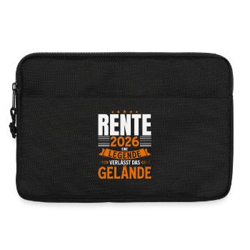Pensioner 2026 Gift Man Pension Retirement Funny - Laptop bag 13" - black - Front