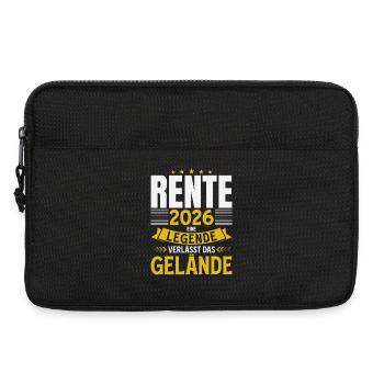 Pension Gift Man Pensioner Retirement 2026 Funny - Laptop bag 13" - black - Front