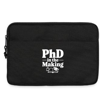 Doctorat en préparation - Sacoche pour ordinateur portable 13 pouces - noir - Devant