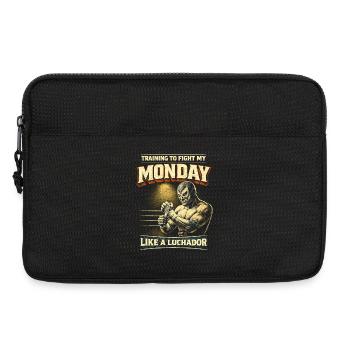 Lucha Libre Luchador Fight Monday - Laptoptasche 13" - Schwarz - Vorne