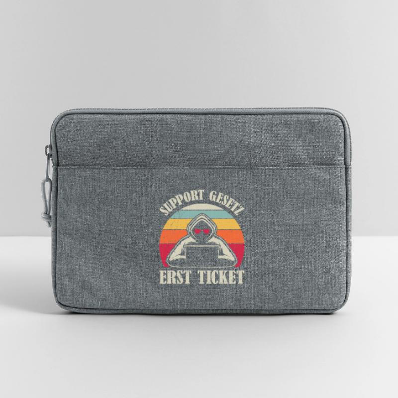 Computer Science Coder SUPPORT LAW FIRST TICKET Laptop bag 13"