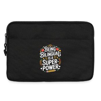 Foreign Language Sayings Funny Foreign Language Gift - Laptop bag 13" - black - Front