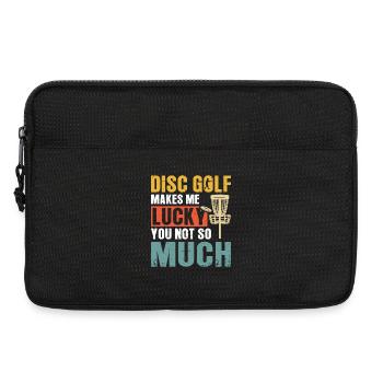 Cadeaux de disc golf Disc Golf - Sacoche pour ordinateur portable 13 pouces - noir - Devant