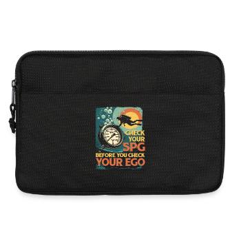 Divers Scuba Diving Diving Check Your SPG - Laptop bag 13" - black - Front