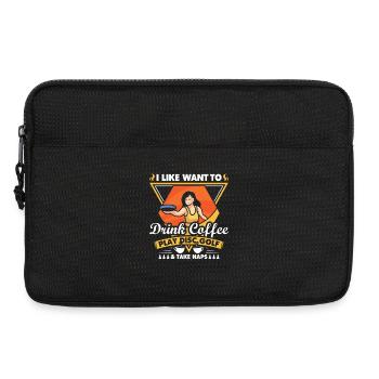 Cadeaux de disc golf Disc Golf - Sacoche pour ordinateur portable 13 pouces - noir - Devant