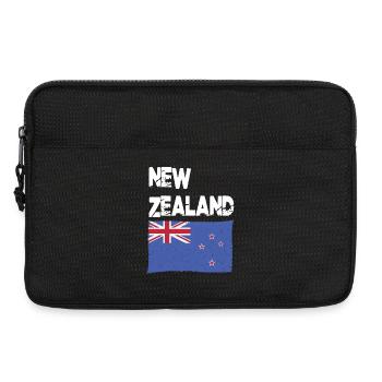 Drapeau néo-zélandais de Nouvelle-Zélande de Nouvelle-Zélande - Sacoche pour ordinateur portable 13 pouces - noir - Devant