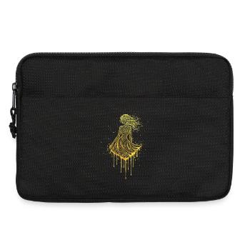 Art d’ornements en or de la Femme élégante - Sacoche pour ordinateur portable 13 pouces - noir - Devant