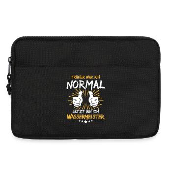 Water master saying - Laptop bag 13" - black - Front