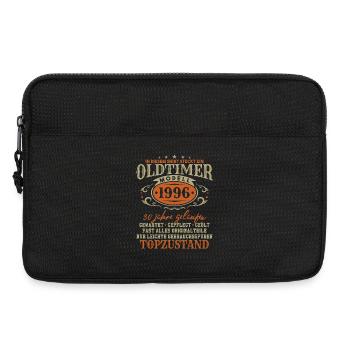 Cadeau d’anniversaire vintage de l’année des voitures anciennes 1996 - Sacoche pour ordinateur portable 13 pouces - noir - Devant