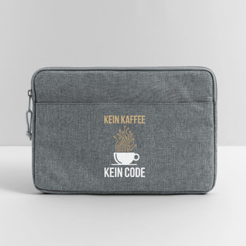 No Coffee No Code Programmer Computer Scientist Laptop bag 13"