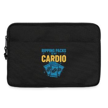 Packs zu rippen ist mein Cardio-Sammelkarten-Booster - Laptoptasche 13" - Schwarz - Vorne