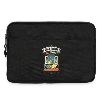 Tiny House Tiny Nook Grandes histoires - Sacoche pour ordinateur portable 13 pouces - noir - Devant