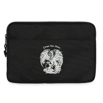Phoenix Rising – Reines Weiß - Laptoptasche 13" - Schwarz - Vorne