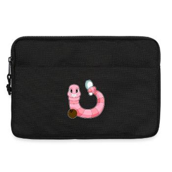 Wurm Bowling Bowlingkugel Pin - Laptoptasche 13" - Schwarz - Vorne