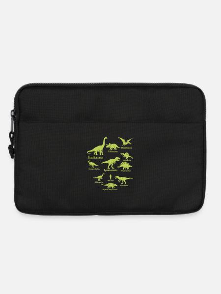 Dinosaurier Shirt für Dino Fans - Laptoptasche 13" - Schwarz
