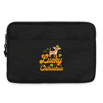 Chihuahua Chihuahueño Lucky - Laptop bag 13" - black - Front