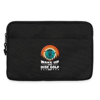 Cadeaux de disc golf Disc Golf - Sacoche pour ordinateur portable 13 pouces - noir - Devant